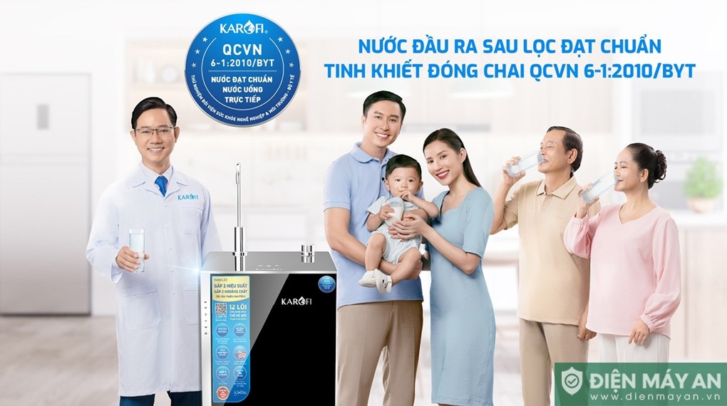 Máy lọc nước RO Karofi KAQ-L22 12 lõi
